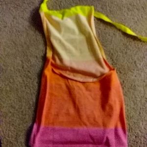 Dress w low back/ stretch